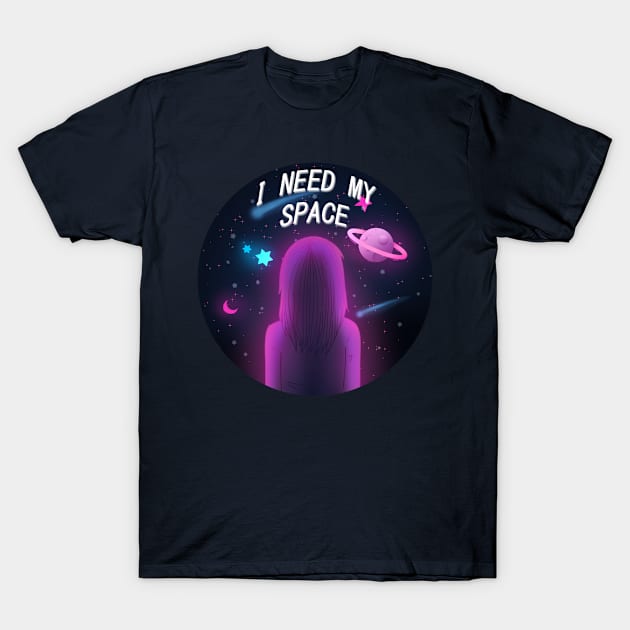 I need my space T-Shirt by SmolKitsune